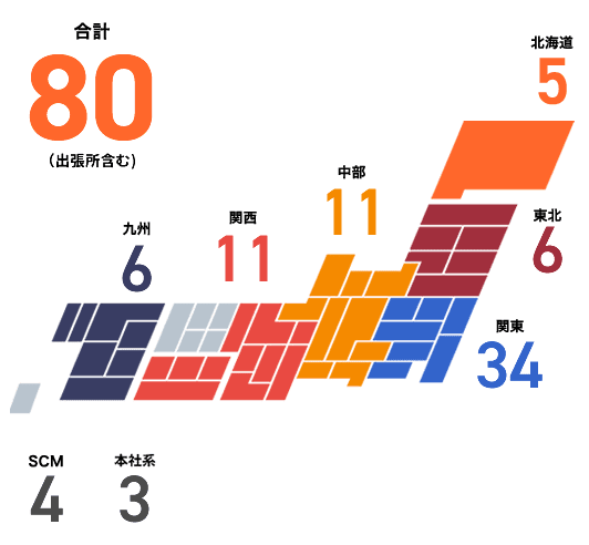 合計80(出張所含む)